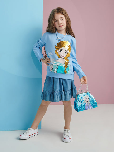 Sinsay Baby Girl's Blue Skirt With Ruffles | Sinsay In Lebanon