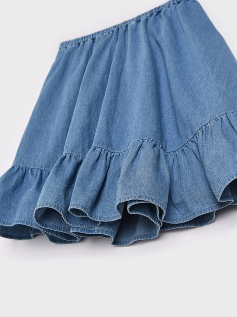 Sinsay Baby Girl's Blue Skirt With Ruffles | Sinsay In Lebanon