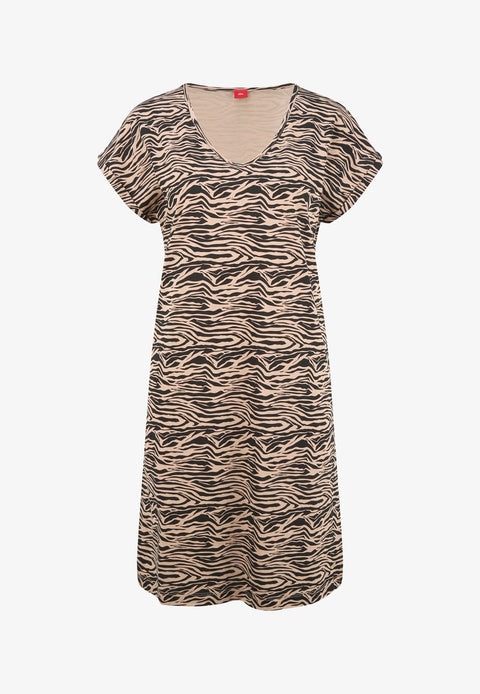 S.Oliver Women's Beige Animal Print Pajama Top |S.Oliver in Lebanon
