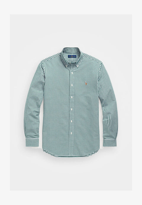 Polo Ralph Lauren Men's Green & White Classic-Fit  Shirt | Polo Ralph Lauren In Lebanon