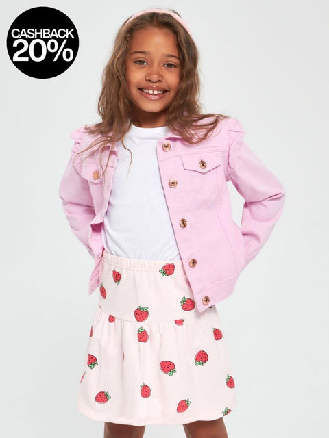 Sinsay Girl's Pink Strawberry Skirt | Sinsay In Lebanon
