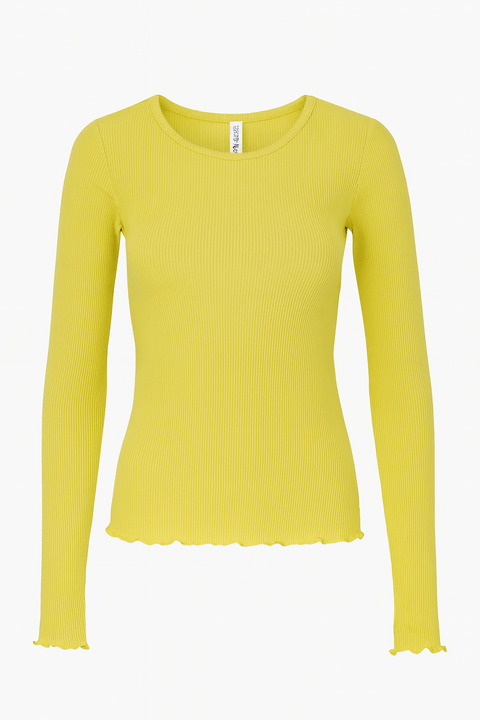 POMPdeLUX Girl's Dusty Yellow Long Sleeve T-Shirt |POMPdeLUX in Lebanon