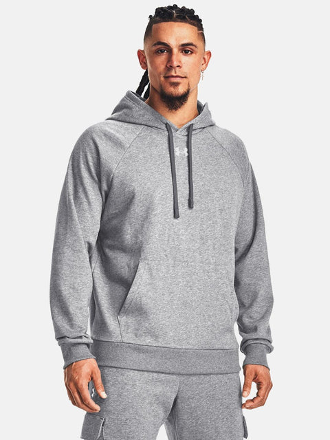 Under Armour Men's Grey Rival Fleece Hoodies | Under Armour In Lebanon