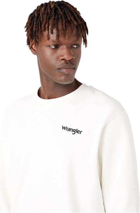 Wrangler Men's White Wrangler Graphic Sweater | Wrangler In Lebanon