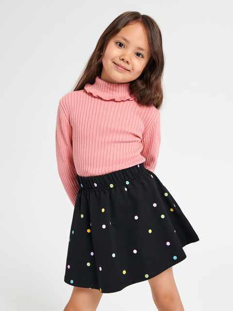 Sinsay Girl's Black Skirt With Polka Dot | Sinsay In Lebanon