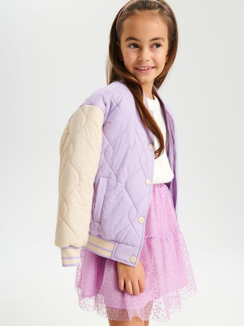 Sinsay Girl's Lilac Polka Dot Tulle Skirt | Sinsay In Lebanon