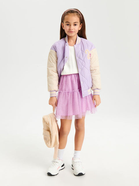 Sinsay Girl's Lilac Polka Dot Tulle Skirt | Sinsay In Lebanon