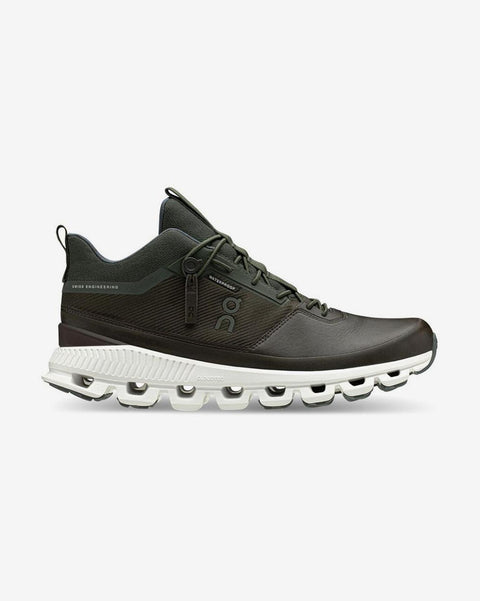 On Cloud Men's Dark Brown & Olive Green Cloud 5 Waterproof Sneaker | On Cloud In Lebanon