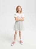Sinsay Girl's Light Gray Tulle  Skirt |Sinsay in Lebanon