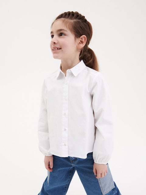 Reserved Girl's White Collared Shirt | Reserved In Lebanon
