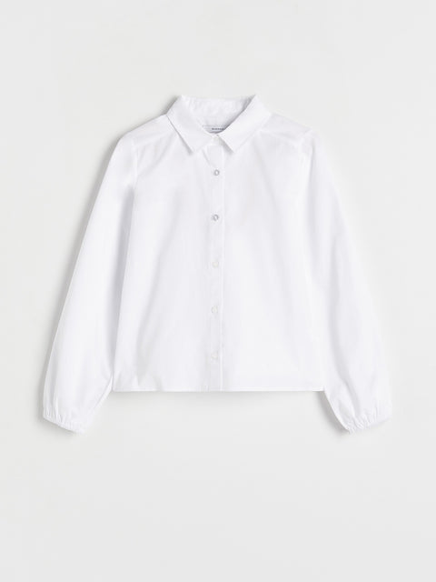 Reserved Girl's White Collared Shirt | Reserved In Lebanon