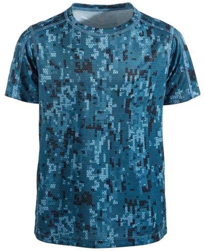 ID Ideology Boy's Blue T-Shirt ABFK265 shr