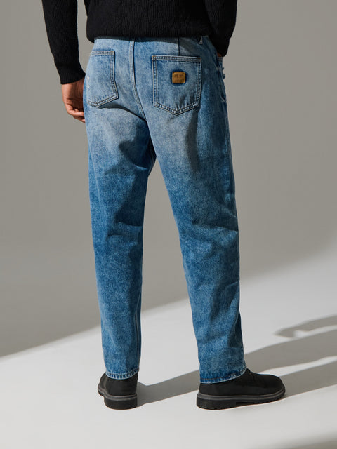 Sinsay Men's Blue Ripped Jeans With Washed Effect | Sinsay In Lebanon