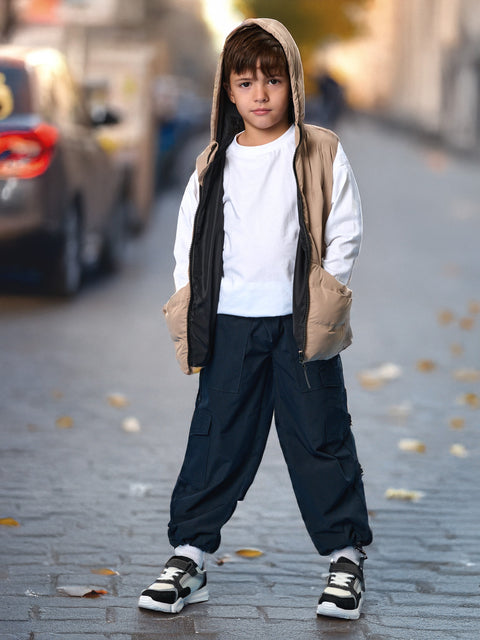 Sinsay Boy's Navy Active Cargo Pants| Sinsay in Lebanon