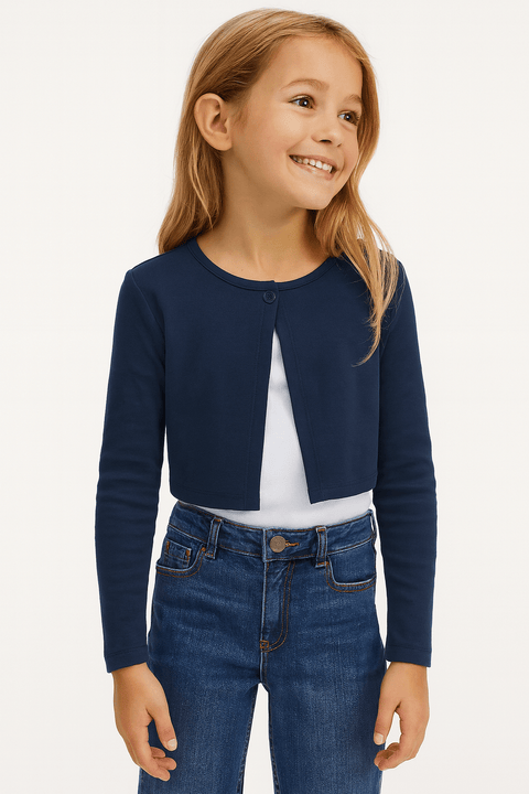 S.Oliver Girl's Navy Long-Sleeve Bolero |S.Oliver in Lebanon