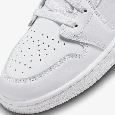 Nike Air Jordan Unisex White 1 Low GS Sneakers | Nike In Lebanon