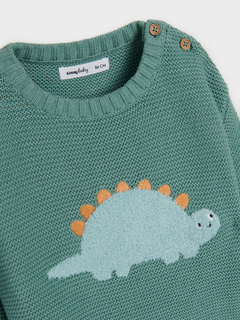 Sinsay Baby Boy's Green Jumper Long Sleeve Blouse | Sinsay In Lebanon