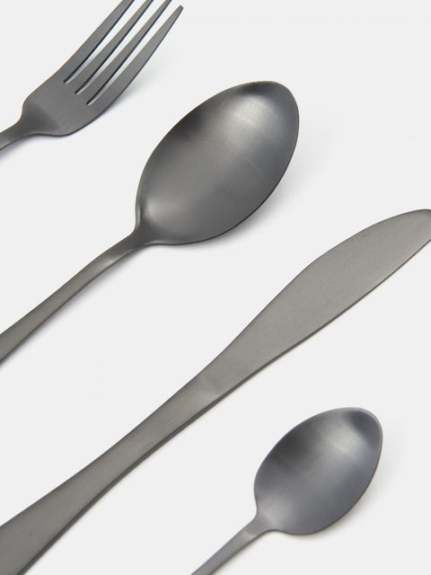 Sinsay Black Pack Of 16 Cutlery Set | Sinsay In Lebanon