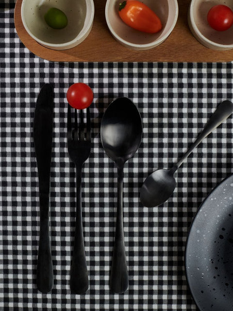 Sinsay Black Pack Of 16 Cutlery Set | Sinsay In Lebanon