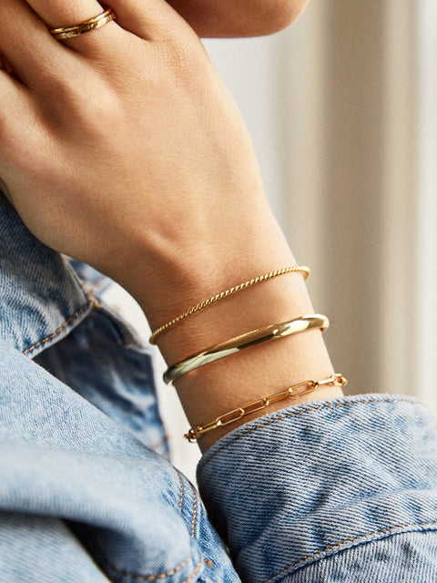 Baublebar Women's Gold Plated Brass Hera Small Bracelet | Baublebar In Lebanon