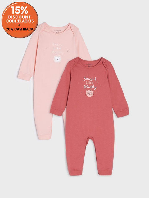 Sinsay Fox & Bunny Baby Girl's Multi-colors 2 Pack Overall | Sinsay In Lebanon