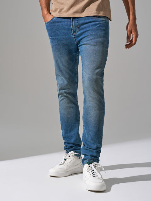 Sinsay Men's Blue Denim Skinny Fit  Jeans  |Sinsay  in Lebanon