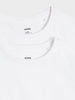 White t-shirt with 'sinsay' branding on a white background