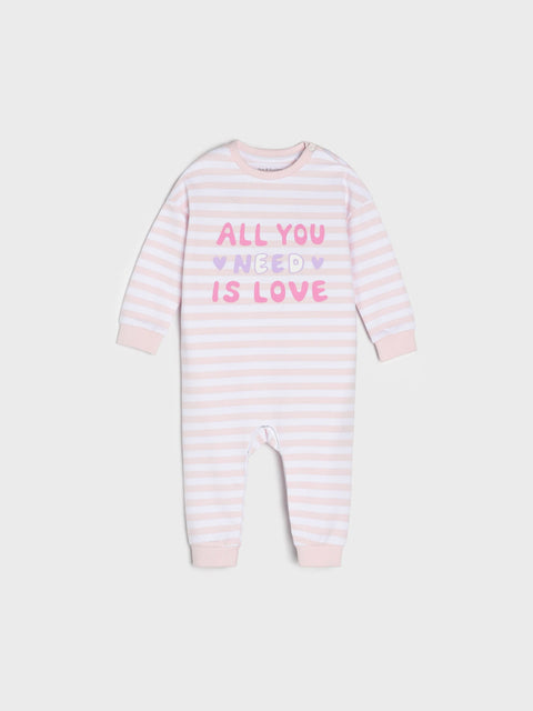 Sinsay Baby Girl's White Long-Sleeve Overall | Sinsay In Lebanon