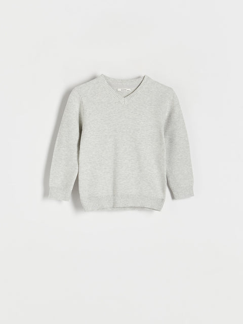 Reserved Boy's Light Grey Melange sweater | Reserved In Lebanon
