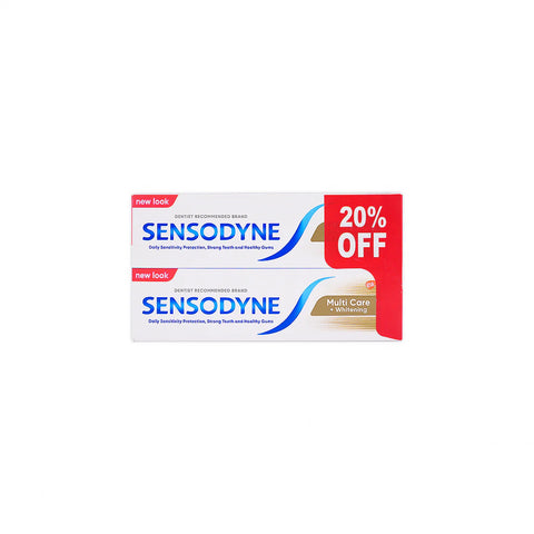 Sensodyne Toothpaste MultiCare 75ML X2 (-20% Off )| Sensodyne In Lebanon
