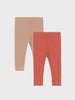 Sinsay boys coral/tan 2-pack legging AYA