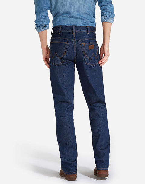 Wrangler Men's Dark  Blue Non-Strirch Jeans | Wranngler In Lebanon