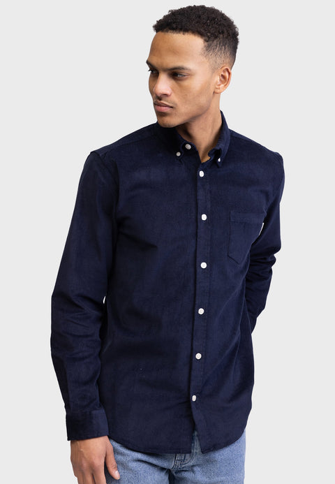 Redefined Rebel Men's Navy Park Regular Fit Shirt | Redefined Rebel In Lebanon