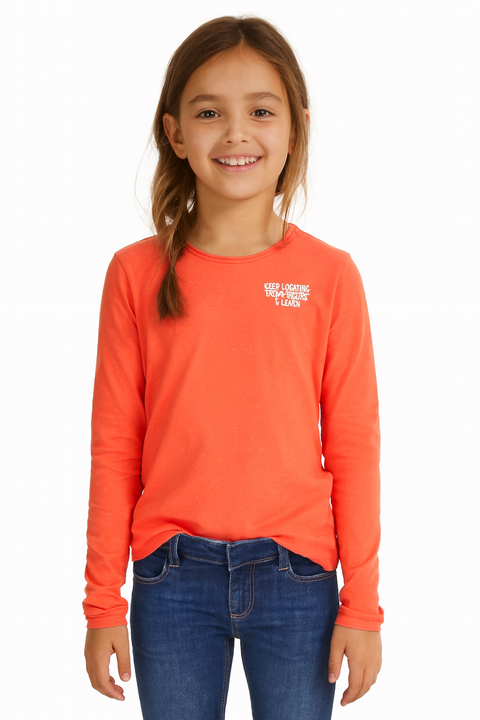 S.Oliver Girl's Coral Long-Sleeve Blouse |S.Oliver in Lebanon