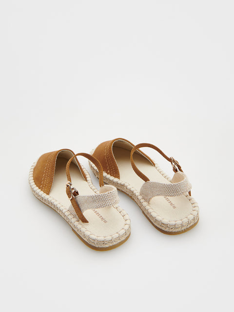 Reserved Girl's Brown Sandals Made Of Combined Materials | Reserved In Lebanon