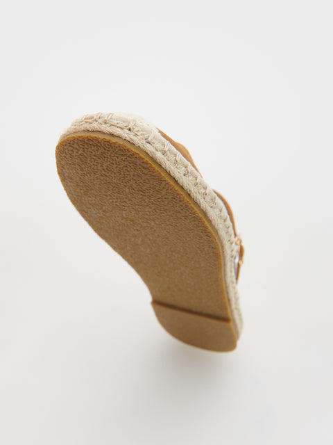 Reserved Girl's Brown Sandals Made Of Combined Materials | Reserved In Lebanon