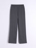 Sinsay Women's Dark Grey Pressed Crease Trousers | Sinsay In Lebanon