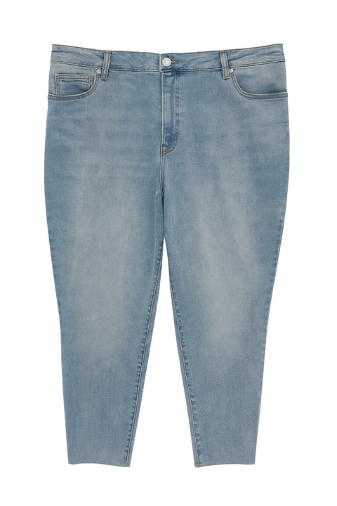 Forever 21 Women's Light Blue Mom High Rise Tapered Leg Jeans | Forever 21 In Lebanon