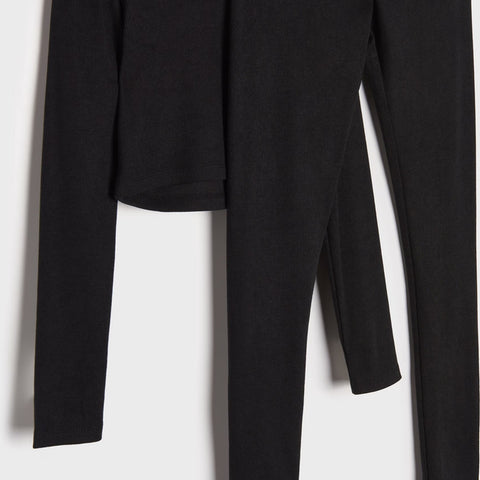 Sinsay Girl's Black Jersey Set | Sinsay In Lebanon