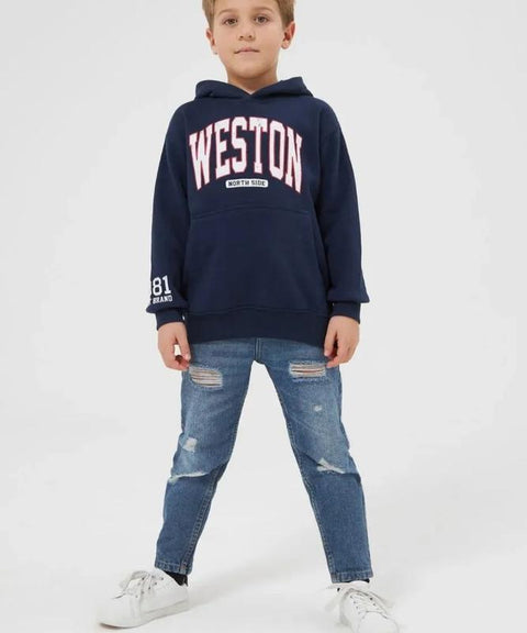 Terranova Boy's Navy Long-Sleeve Hoodie | Terranova In Lebanon