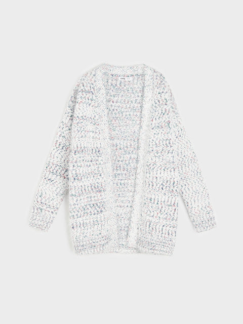 Sinsay Girl's White Knitted Cardigan | Sinsay In Lebanon