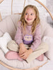 Sinsay Girl's Purple Printed Round Neck Sweater | Sinsay In Lebanon