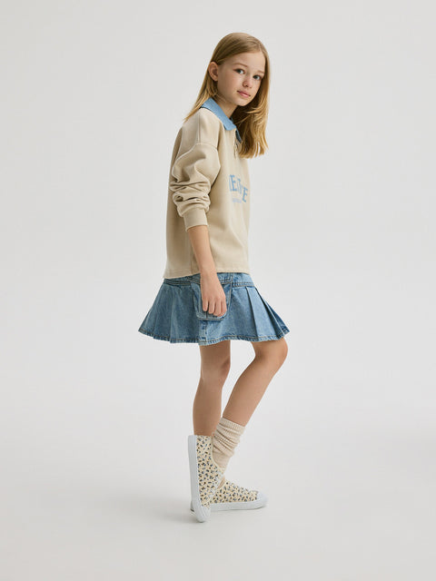 Reserved Girl's Beige Floral sneakers | Reserved In Lebanon