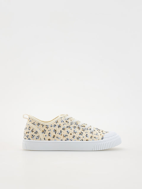 Reserved Girl's Beige Floral sneakers | Reserved In Lebanon