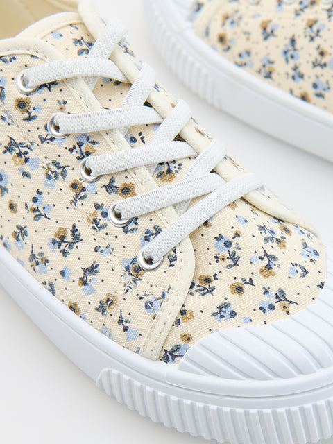 Reserved Girl's Beige Floral sneakers | Reserved In Lebanon