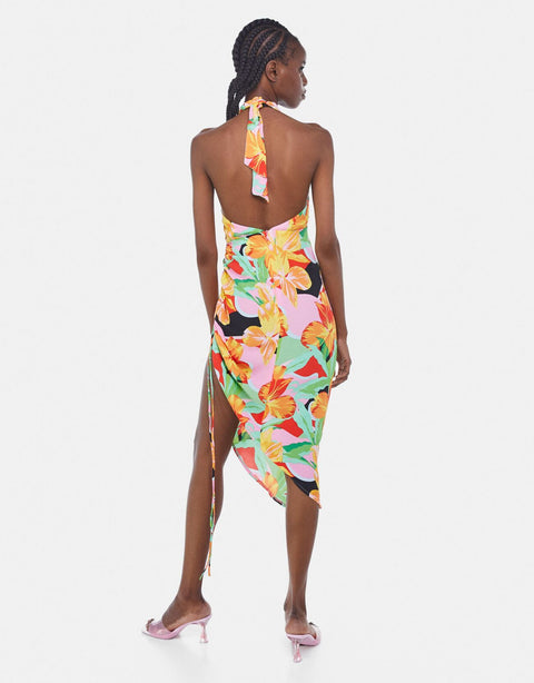 Bershka Women's Multicolor Dress 5651/187/615