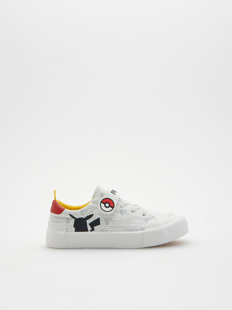 Reserved Boy's White Pokémon Trainers Sneakers | Reserved In Lebanon