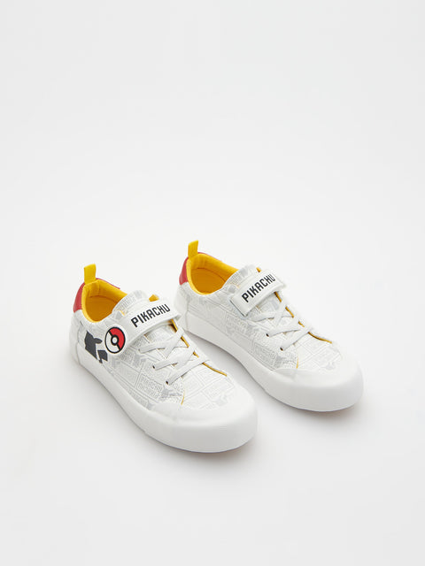 Reserved Boy's White Pokémon Trainers Sneakers | Reserved In Lebanon
