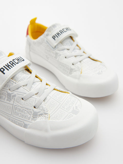 Reserved Boy's White Pokémon Trainers Sneakers | Reserved In Lebanon