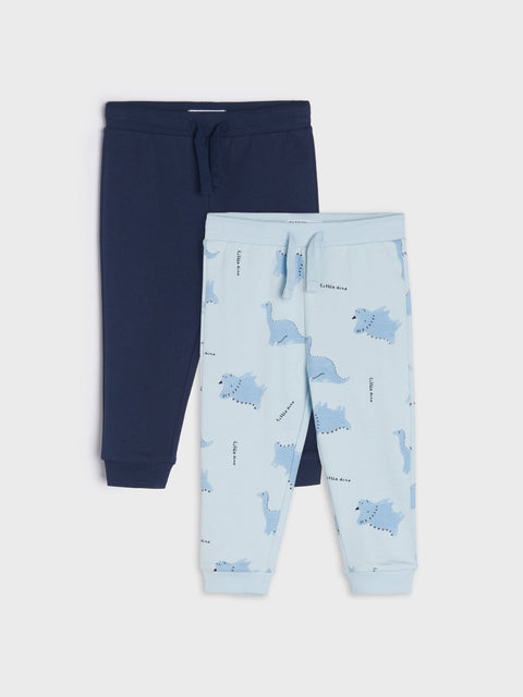 Sinsay Baby Boy's Light Blue/Navy Joggers 2-Pack | Sinsay In Lebanon